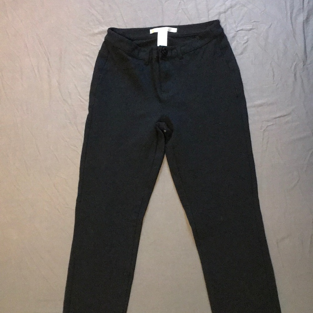 Black High Waisted Stretch Skinny Pants